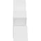 Ekena Millwork Saratoga Architectural Grade PVC Gable Bracket, 48"W x 12"H x 4"D x 4"F, 6/12 Pitch GBP048X12X0404SAR00 - alternate 2